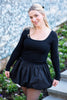 Black Dress with Bubble Skirt