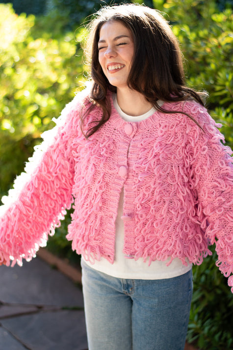 Pink Cardigan