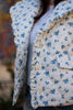 Blue Rose Quilted Puffer Jacket