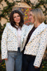 Blue Rose Quilted Puffer Jacket