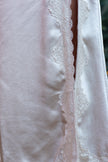 Cream Satin Maxi Skirt