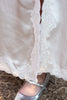 Cream Satin Maxi Skirt